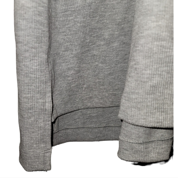 Lululemon Gone for the Week Dress Heathered Core Light Grey Medium  Ribbed Modal - Picture 5 of 10